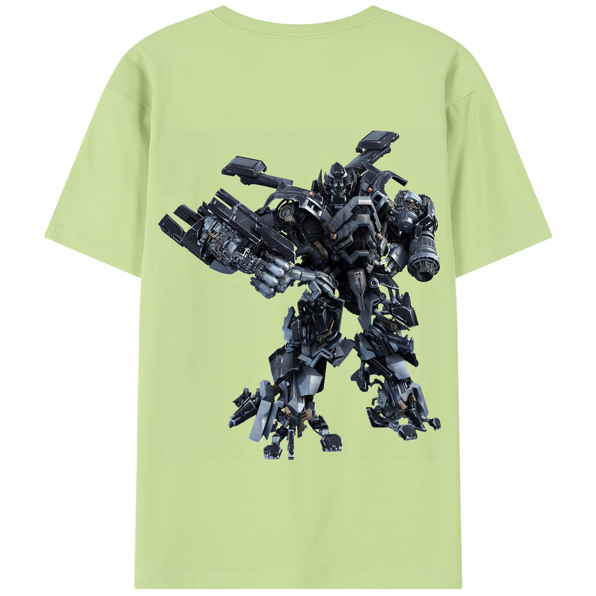 （画像用） Transformers トランスフォーマー 綿100％半袖Tシャツ（背面プリント）